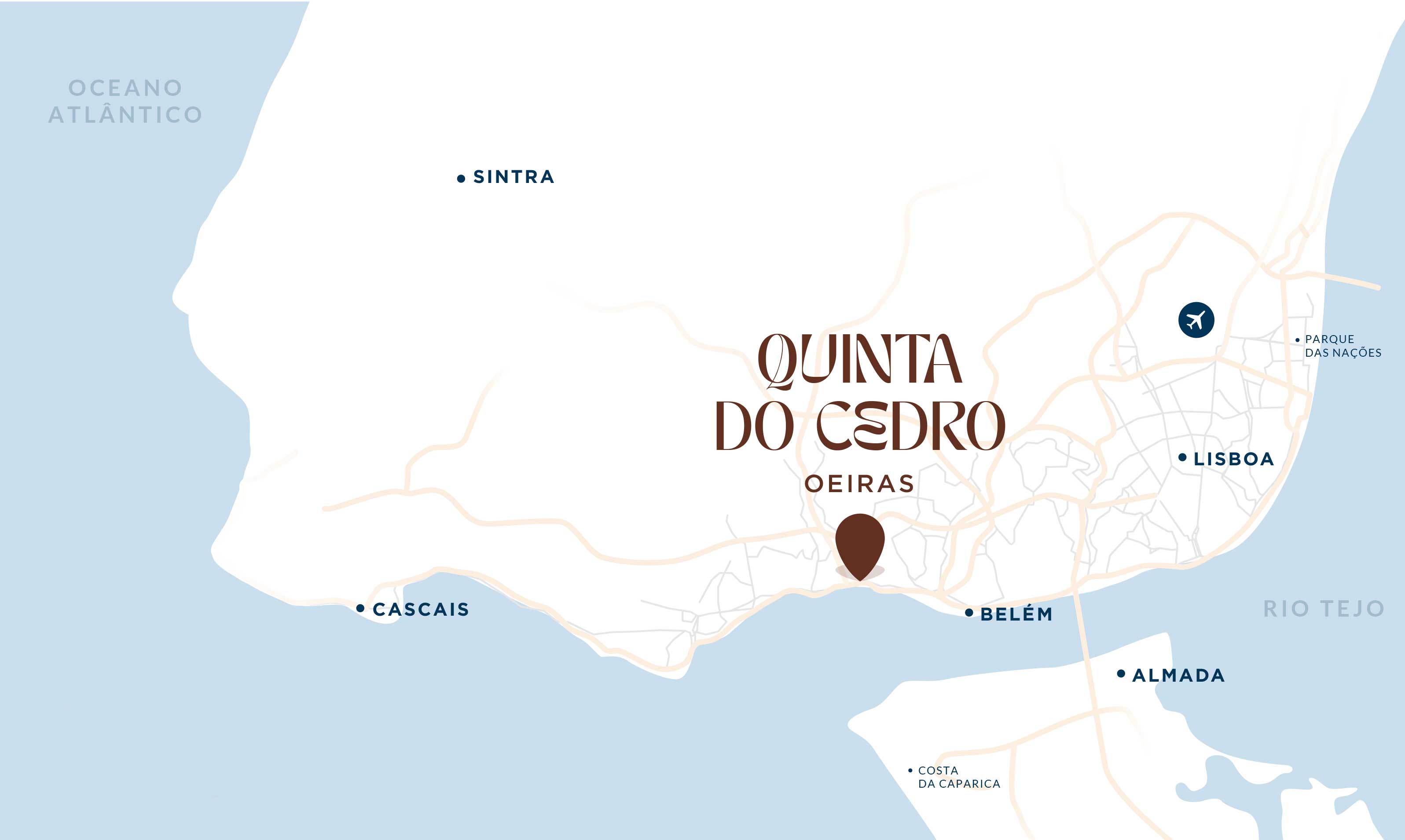 Quinta do Cedro mapa